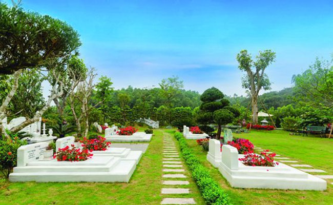 Một số hình ảnh tại công viên nghĩa trang Thiên Đức