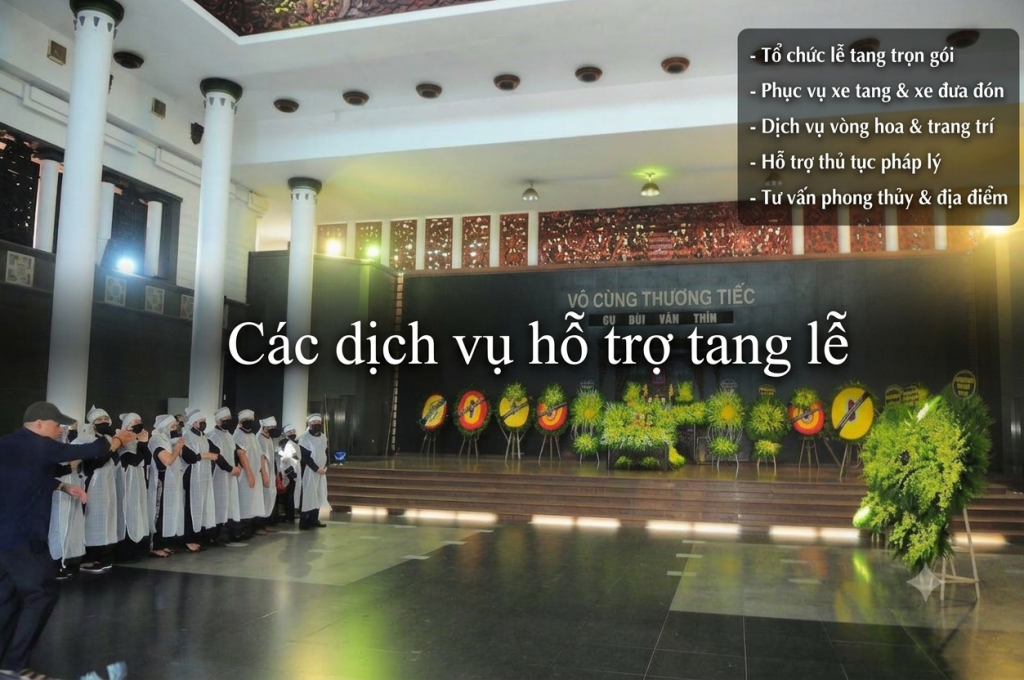 Các dịch vụ hỗ trợ trong Tang Lễ