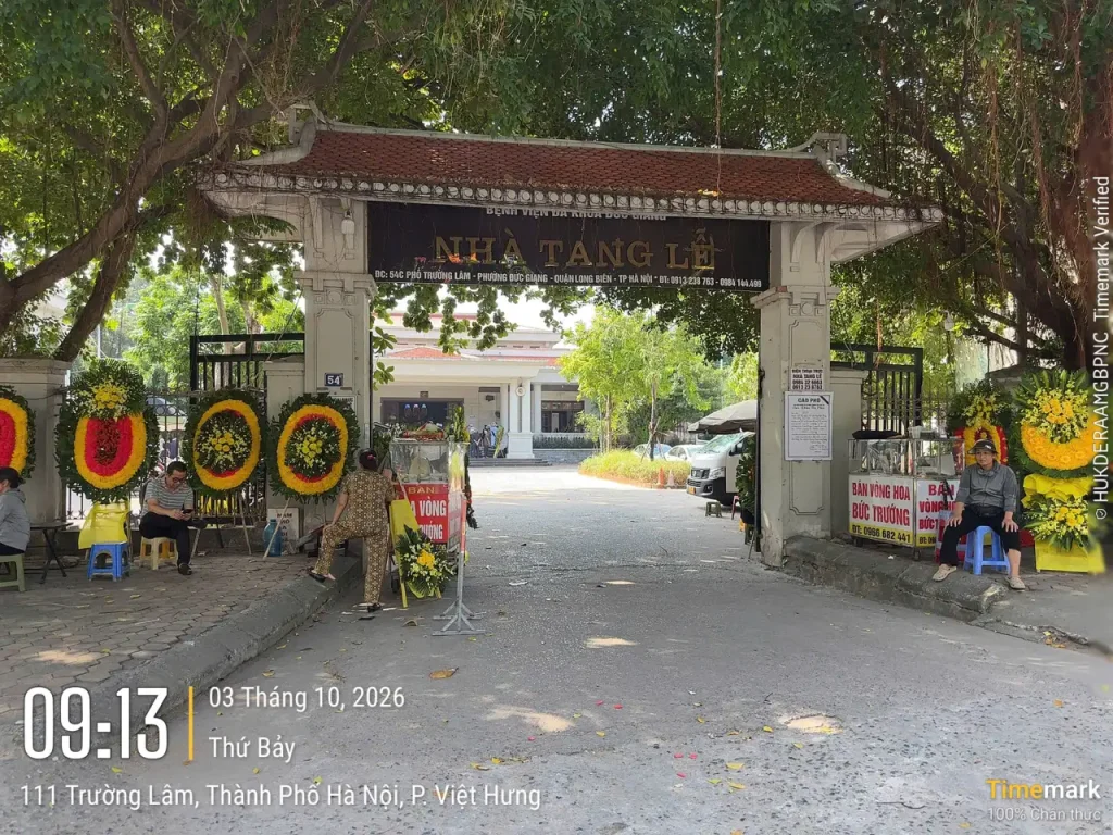 Nhà tang lễ Đức Giang ở đâu?